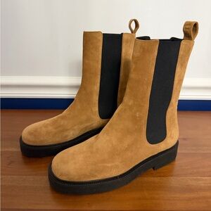 Staud Palamino Suede Chelsea Boots Size 37 New without box (equals a US 6.5)